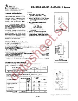 CD4073BM96E4 datasheet  